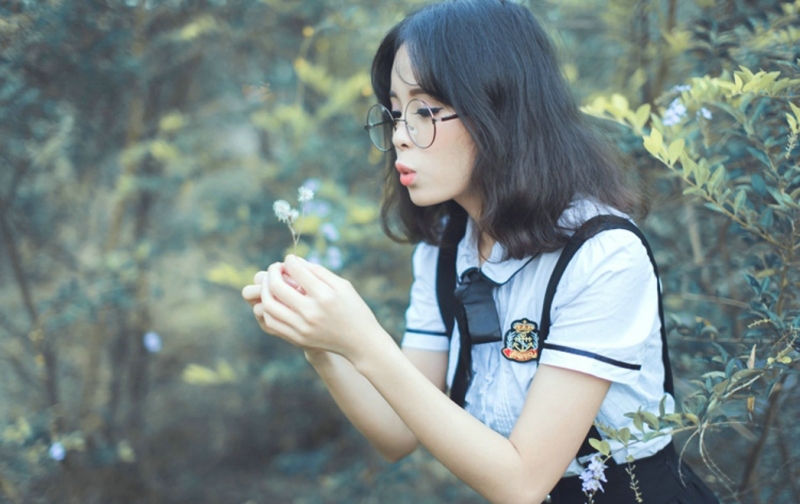 校园女神齐肩短发青春靓丽套图