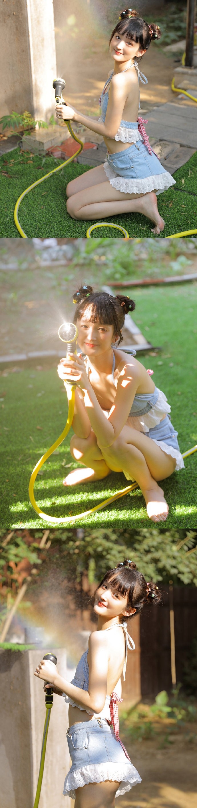 性感少女吊带内衣酥胸诱惑美图