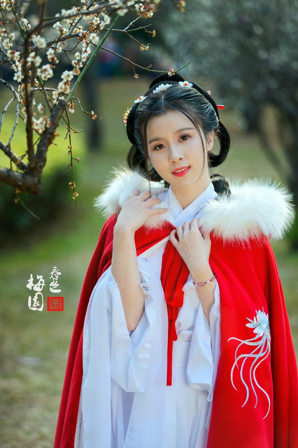 红唇雪肤古装美女高贵典雅美图