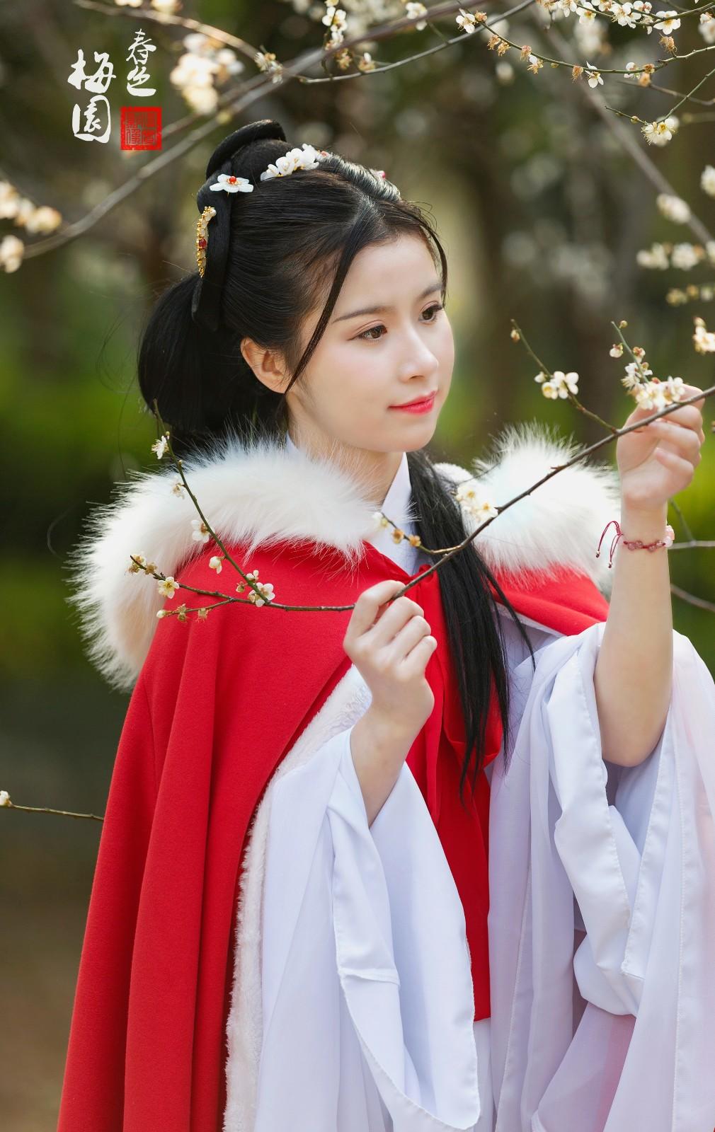 红唇雪肤古装美女高贵典雅美图