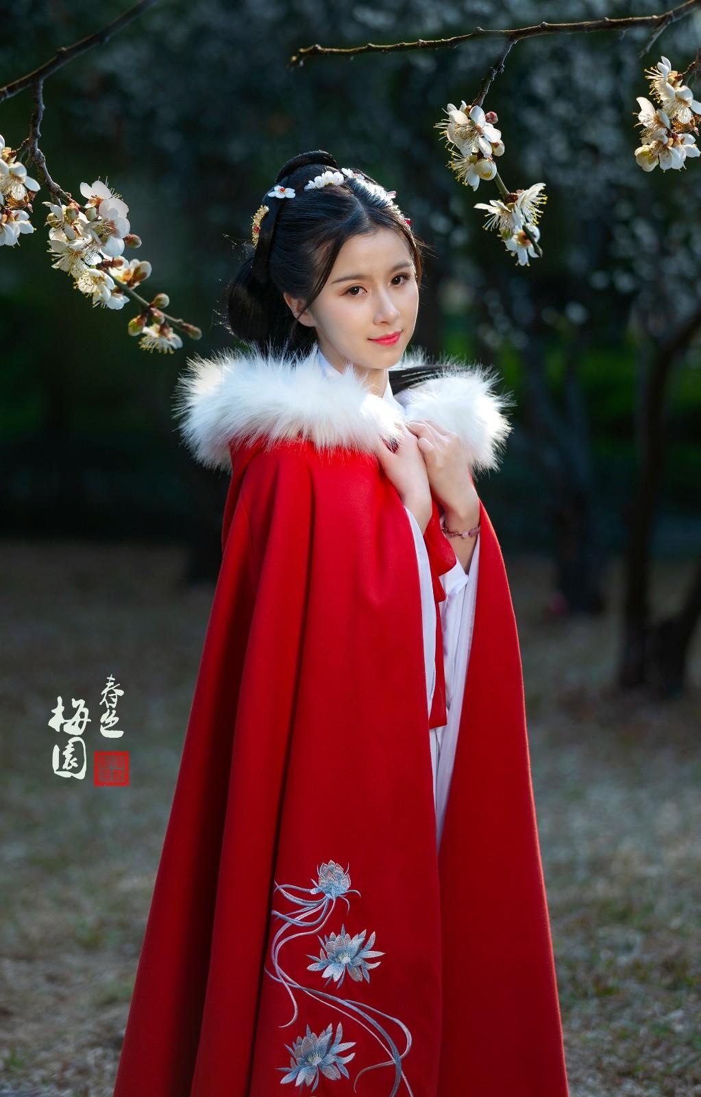 红唇雪肤古装美女高贵典雅美图