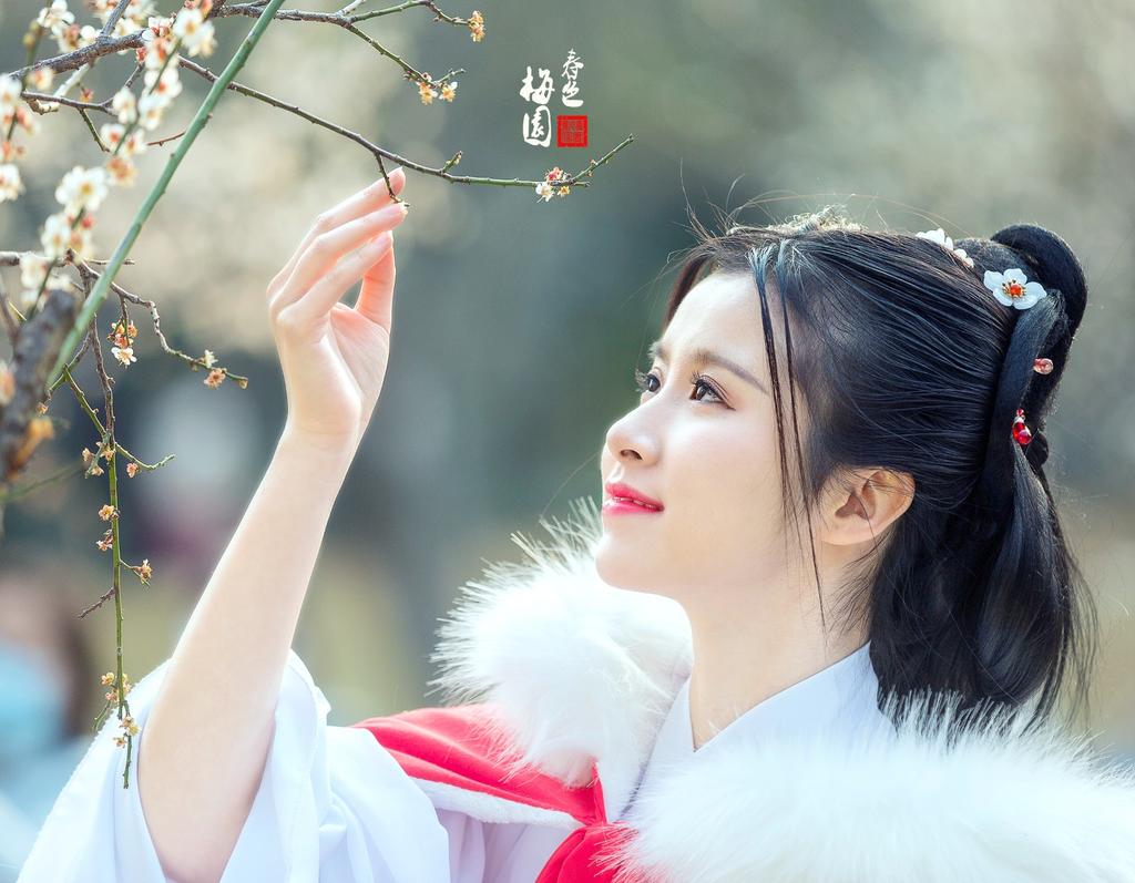 红唇雪肤古装美女高贵典雅美图