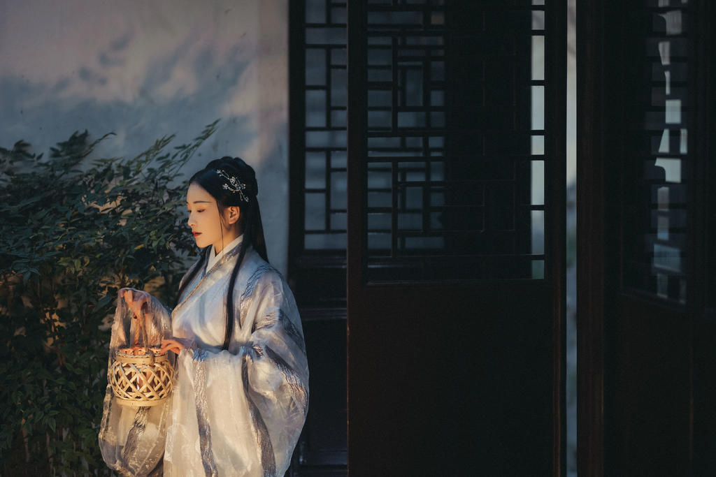 古装美女精致侧颜典雅气质套图