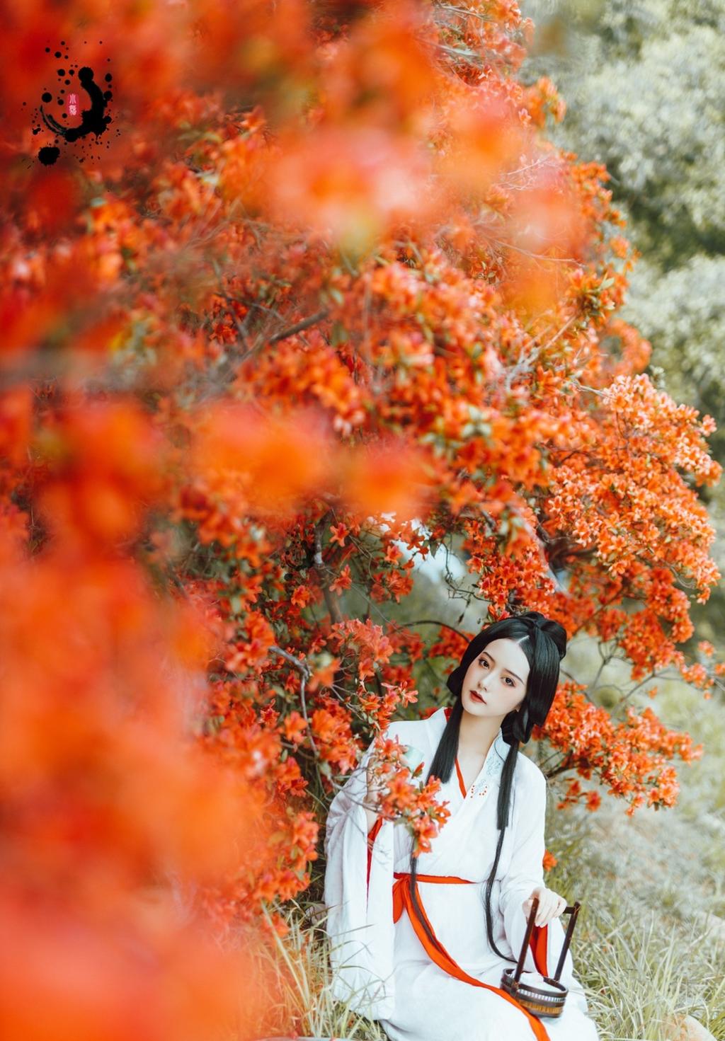 古装美女肤如凝脂面若桃花美图