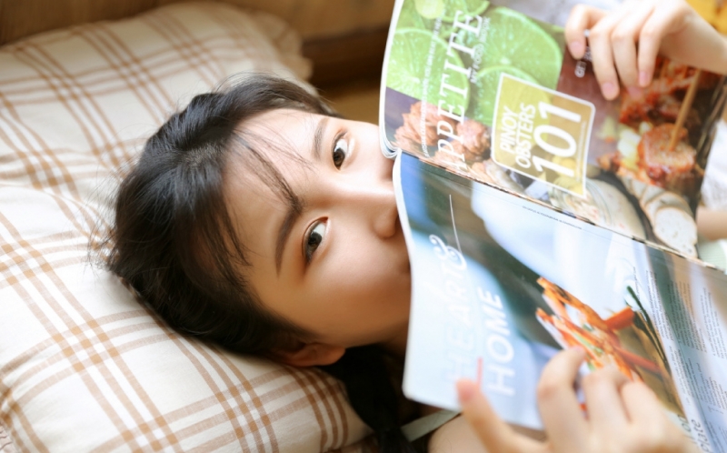 小清新美少女白丝美腿私房写真