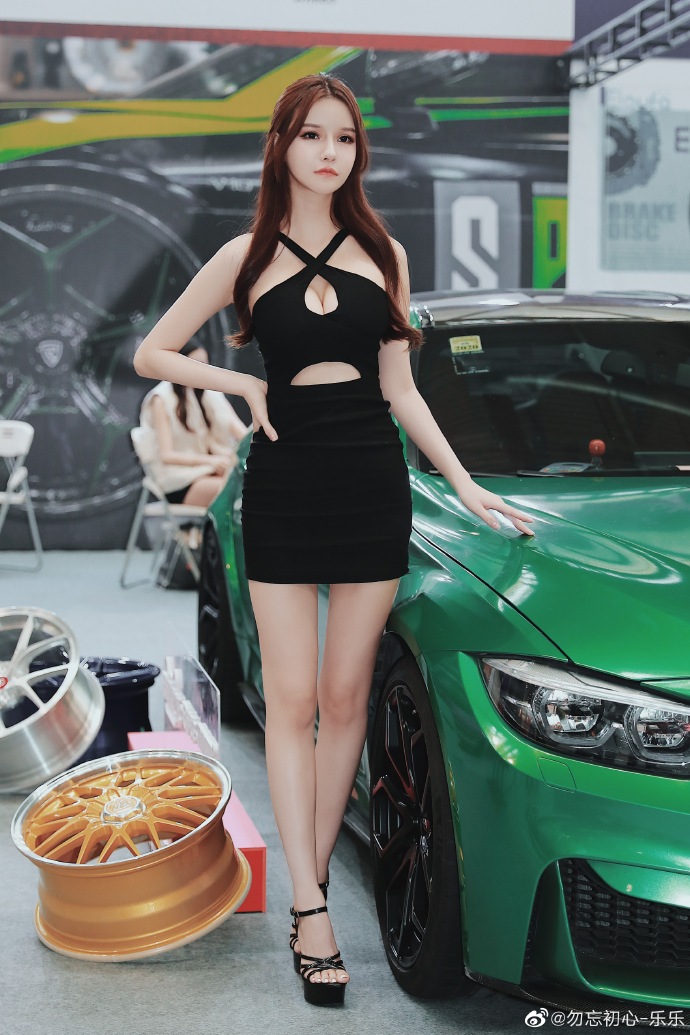 美女车模低胸短裙高跟美腿私拍