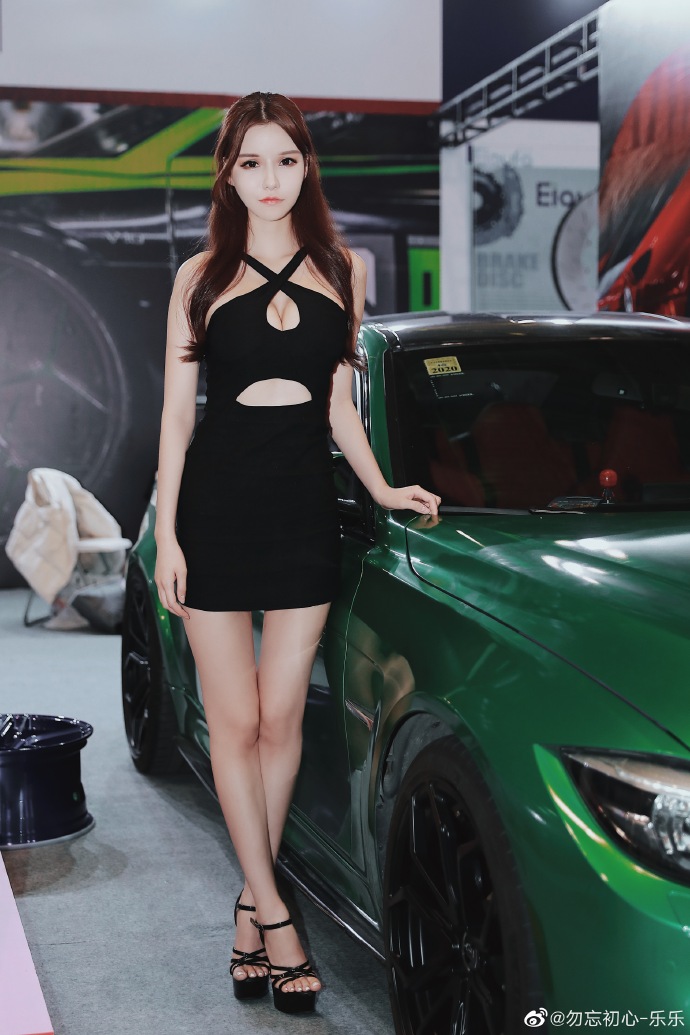 美女车模低胸短裙高跟美腿私拍