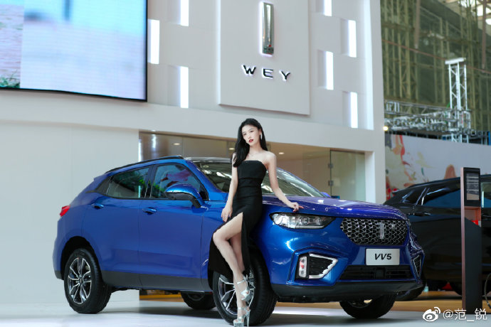 开叉长裙美女车模高跟美腿私拍