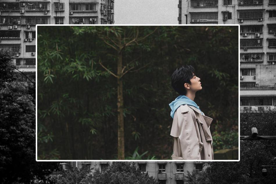 肖战与家乡合影充满烟火气写真