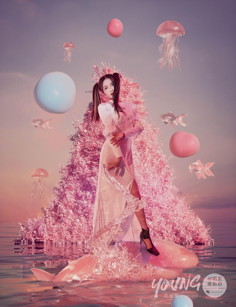 林小宅双马尾变身叛逆少女写真