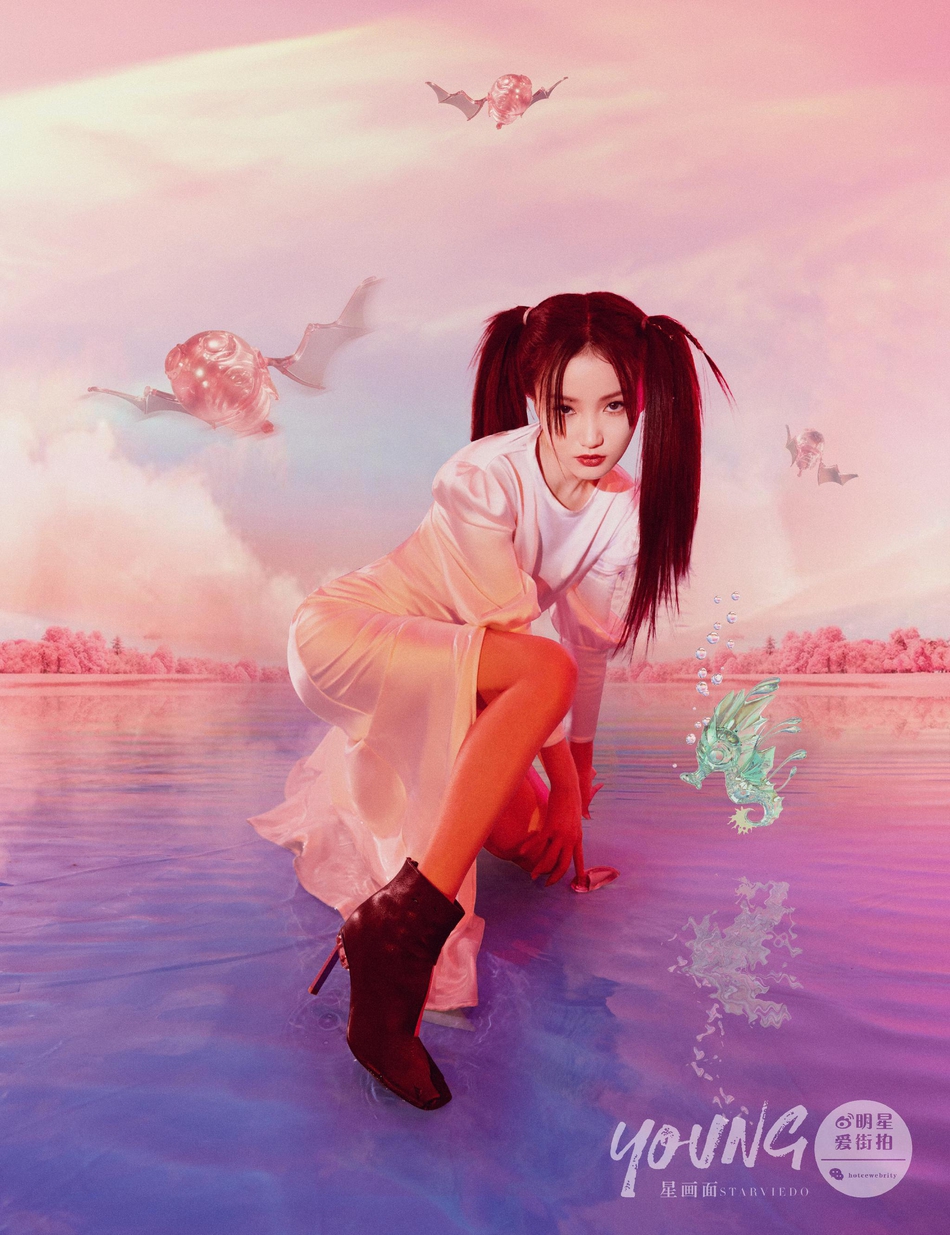 林小宅双马尾变身叛逆少女写真