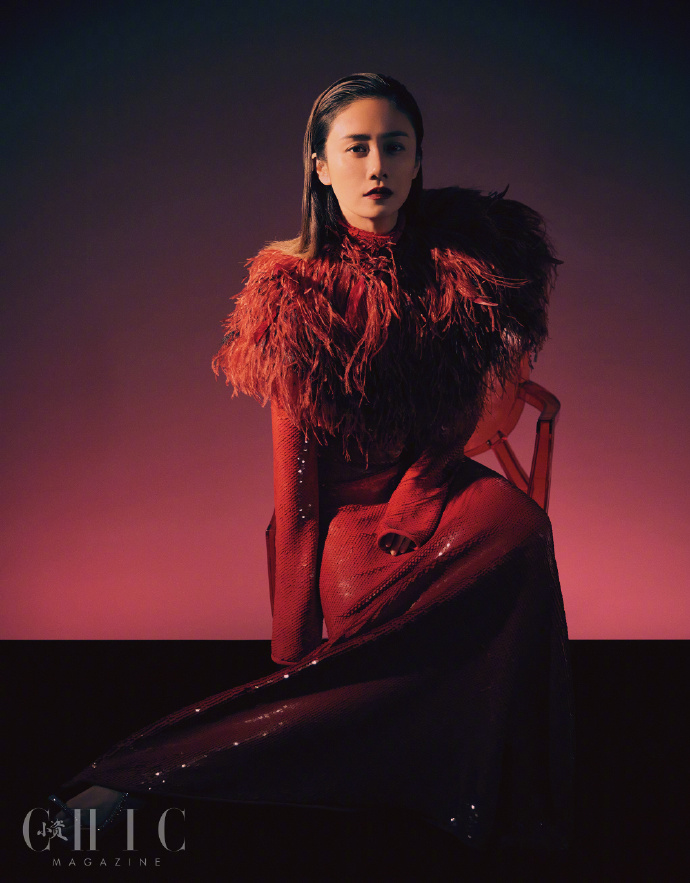 刘芸复古造型化身摩登女郎写真