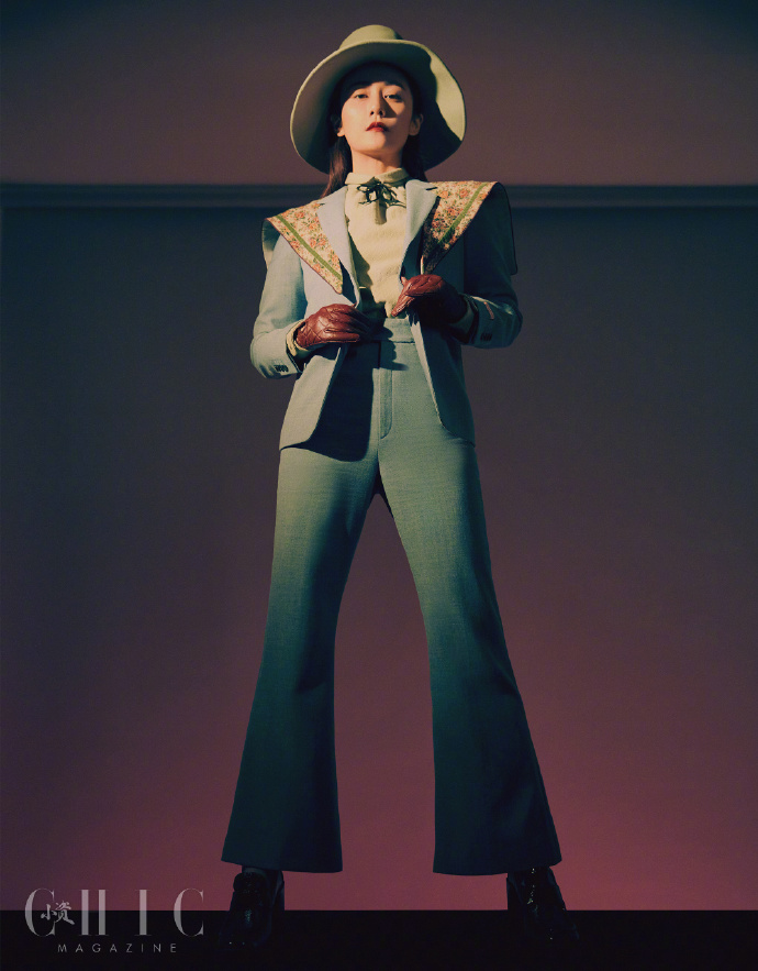 刘芸复古造型化身摩登女郎写真