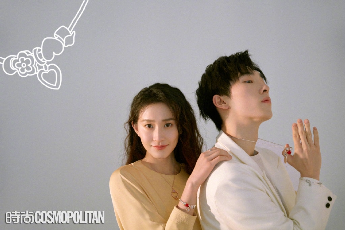 张豆豆于家翊俊男美女情侣写真