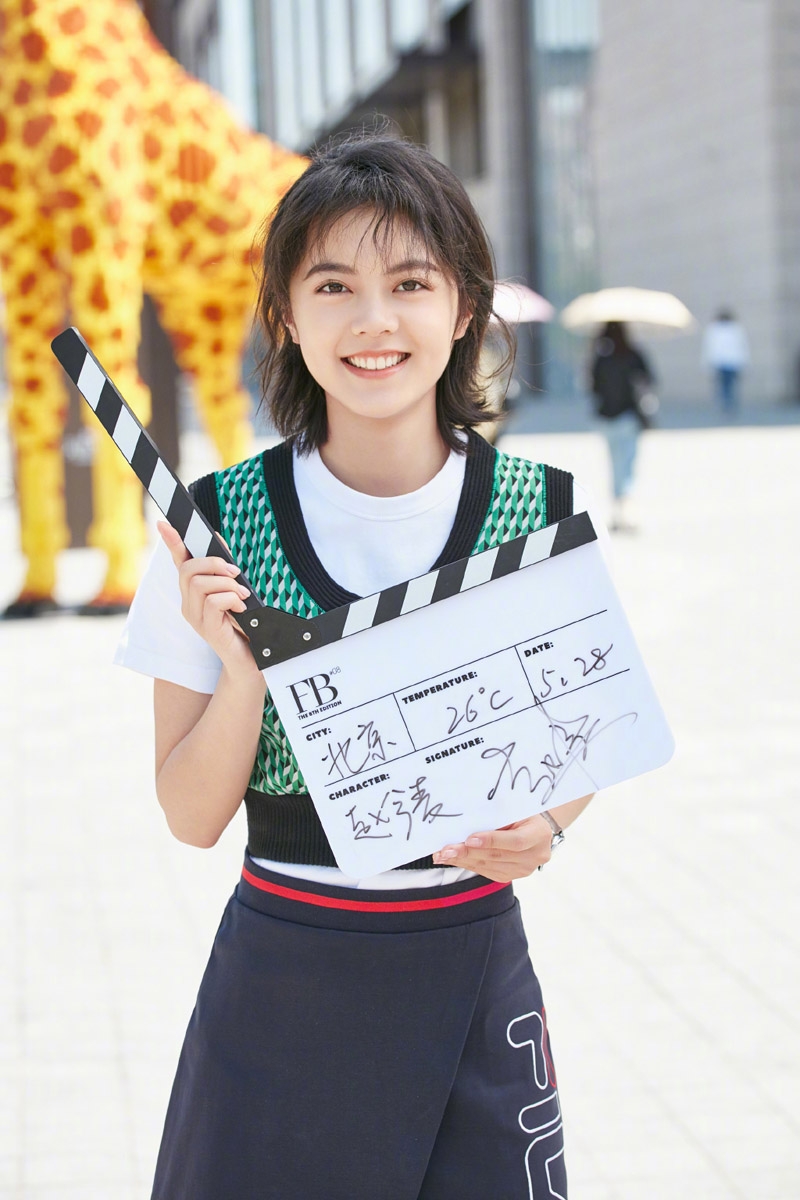 赵今麦青春活力秒变日系girl写真