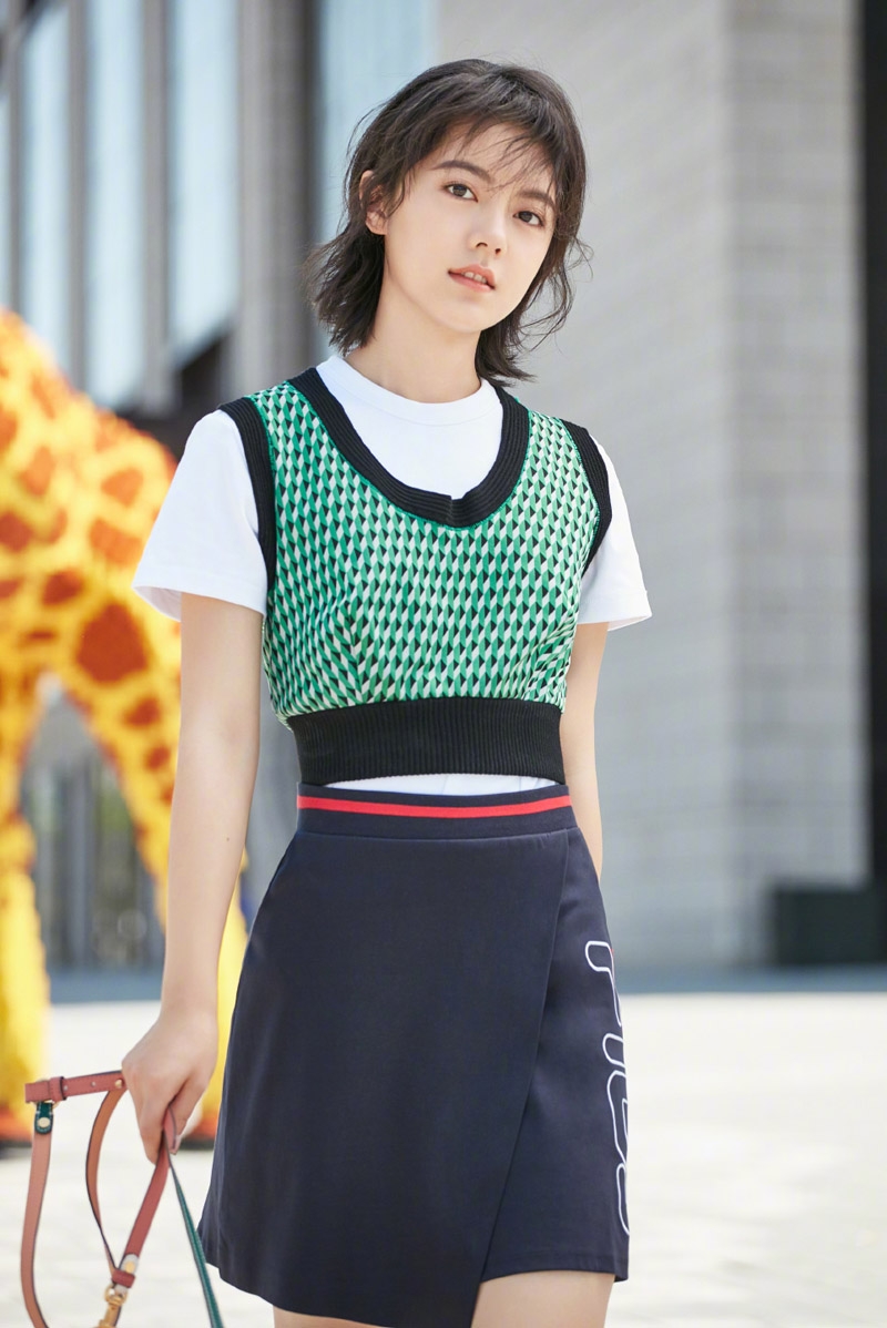 赵今麦青春活力秒变日系girl写真