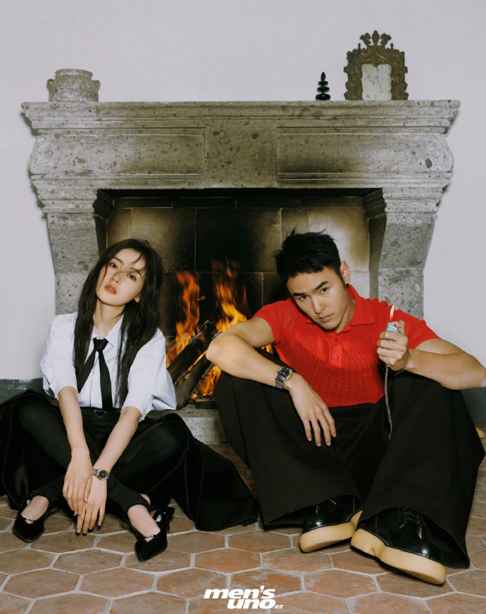 阮经天张天爱冬日暖意主题写真