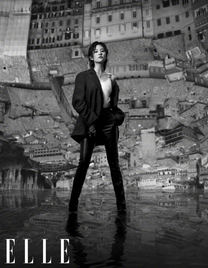 刘亦菲二次元粉发可甜可飒写真