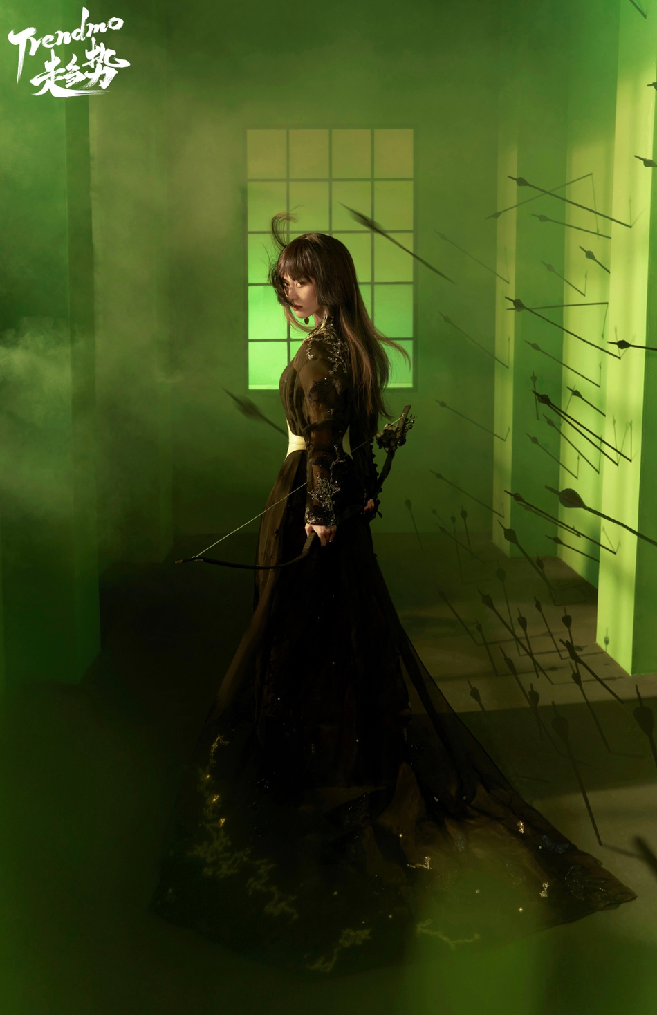 沈月淡雅古装飒爽十足国风写真