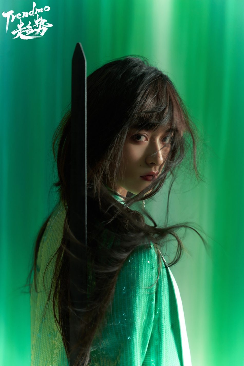 沈月淡雅古装飒爽十足国风写真