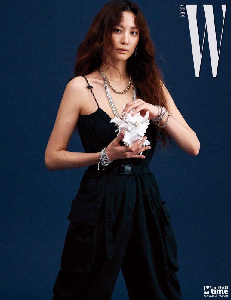 秀贤绿色主题充满春意盎然写真