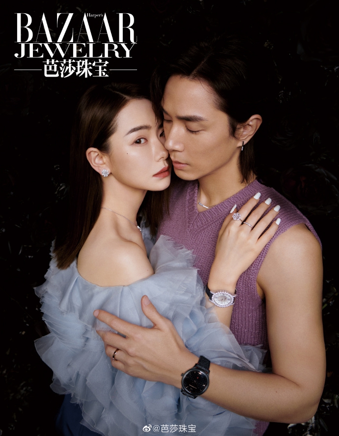 戚薇李承铉气氛甜蜜画面温馨写真