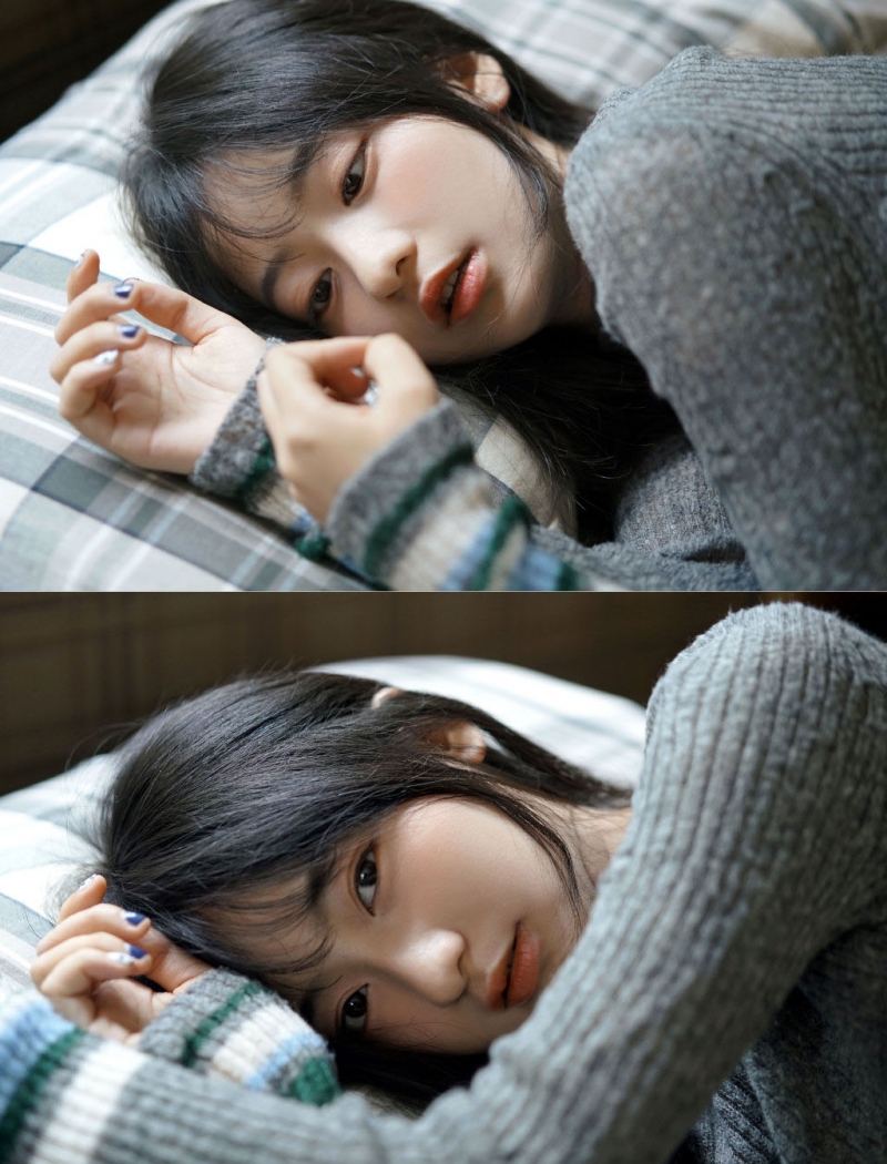 高挑美女超短裤大长腿私房写真