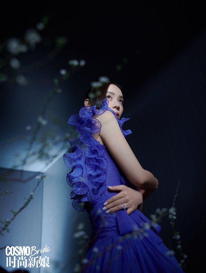 袁姗姗精致空气妆容气质出众写真