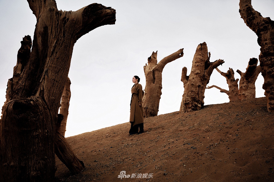 董璇化身侠女禅意十足时尚写真