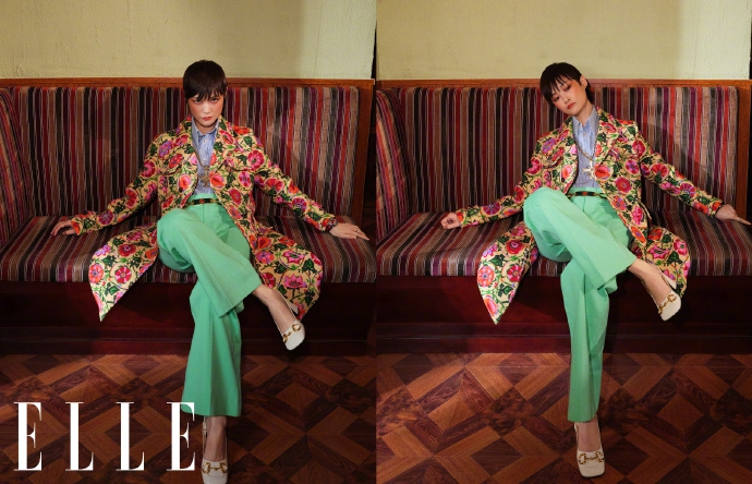 李宇春复古造型化身暗黑魔女写真