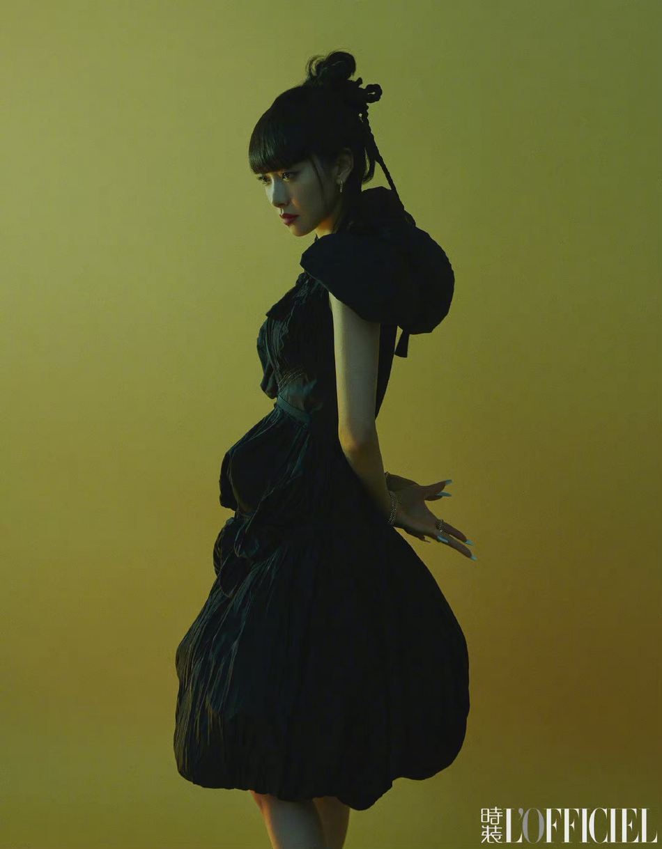 宋茜齐刘海造型二次元十足写真