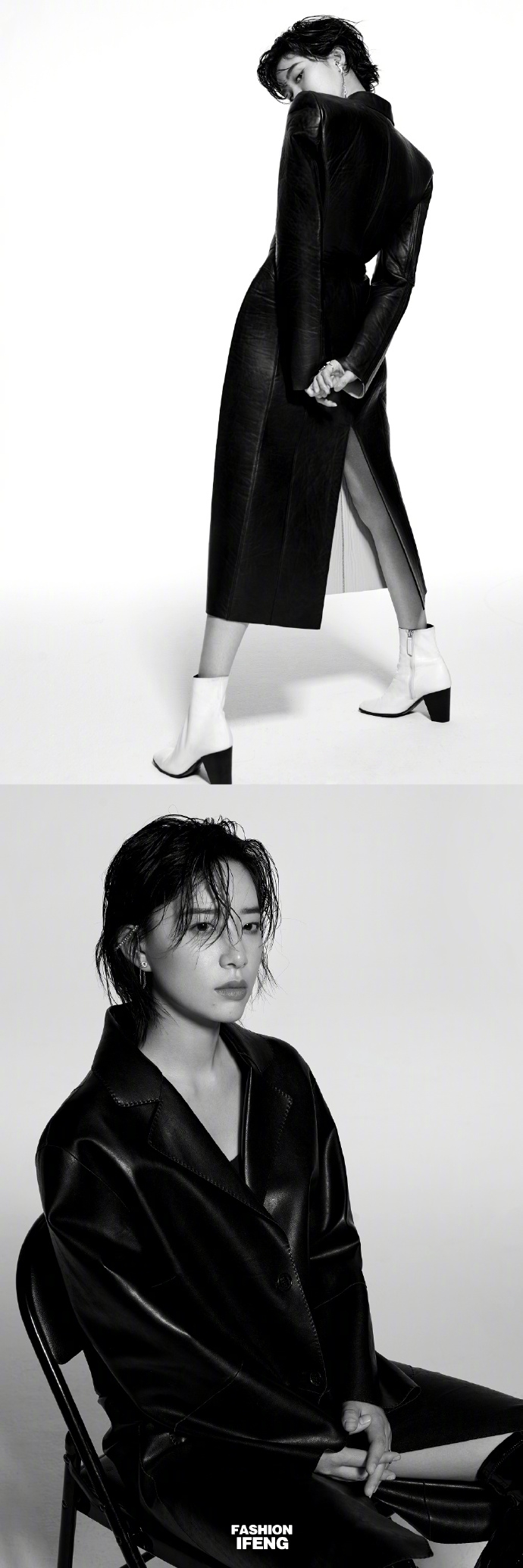 李斯丹妮郁可唯黑衣人杂志写真