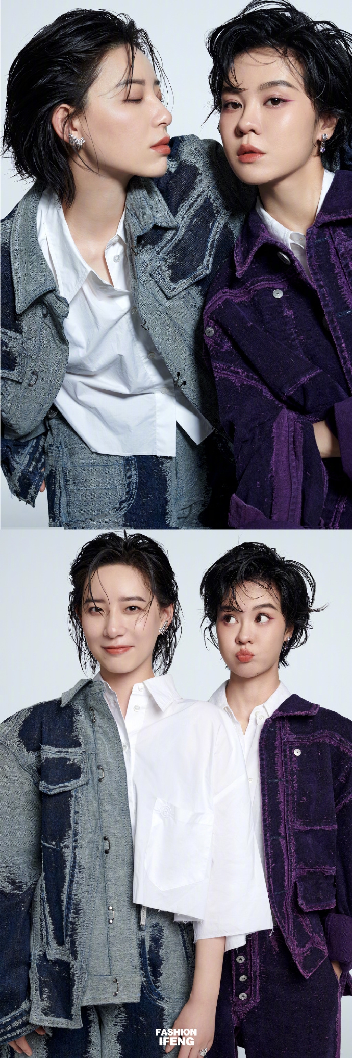 李斯丹妮郁可唯黑衣人杂志写真