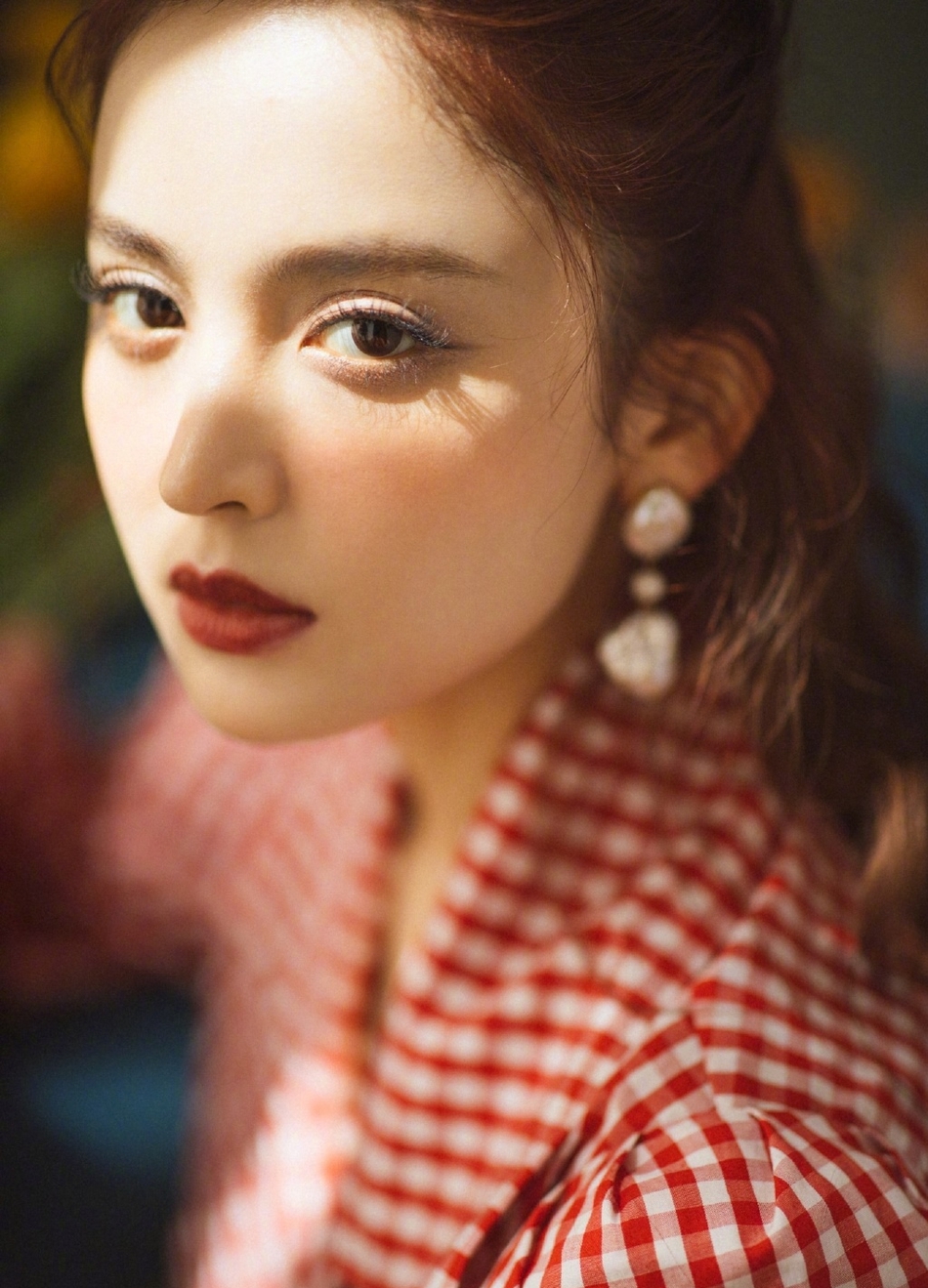 古力娜扎午后暖阳浪漫甜美写真