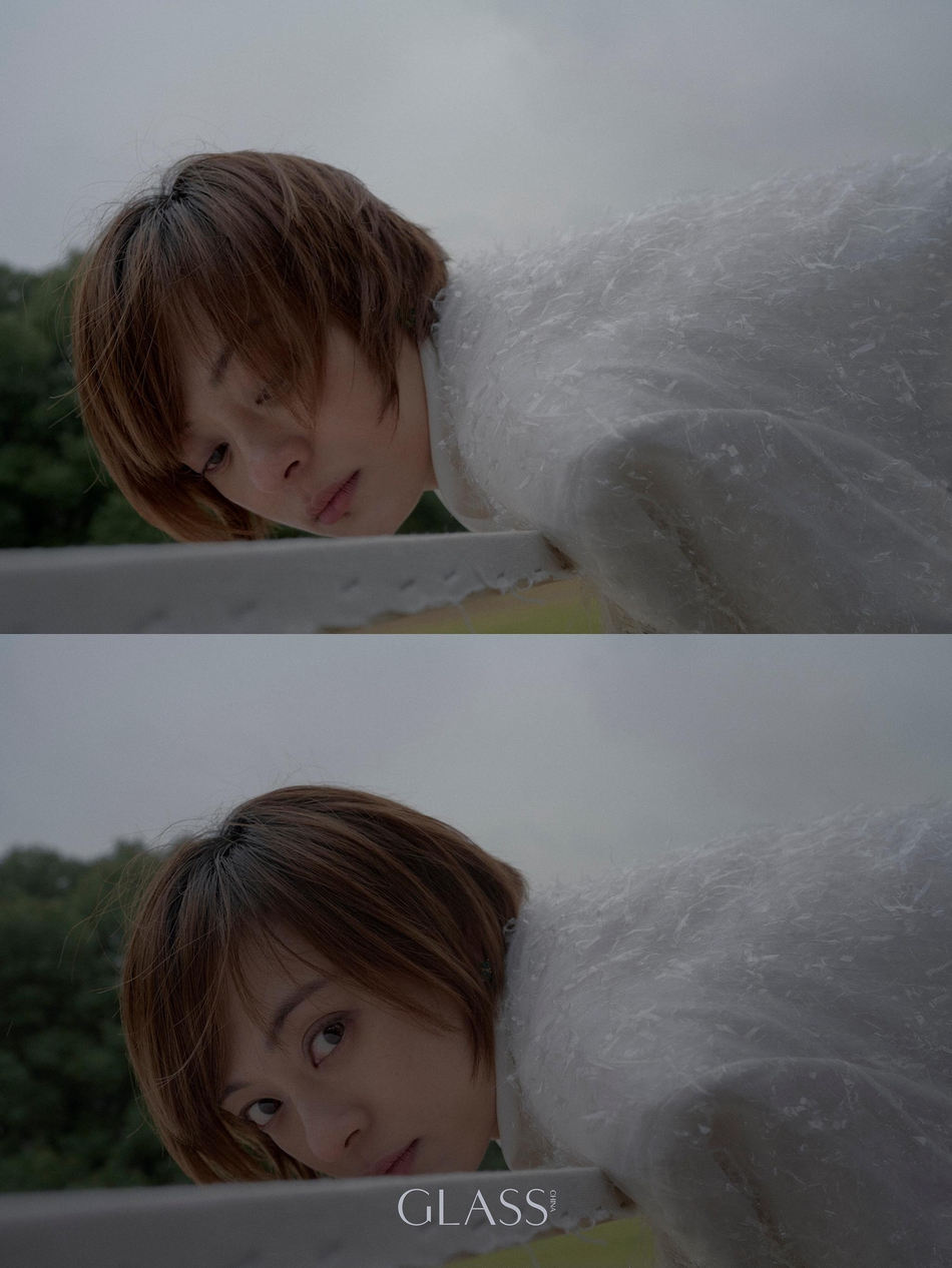 孙俪置身绿林感受自然杂志写真