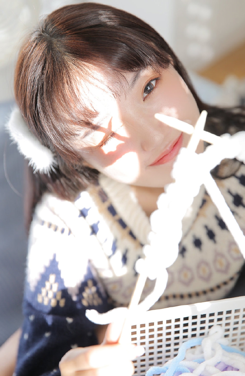 齐刘海萌妹子青春靓丽精选图片