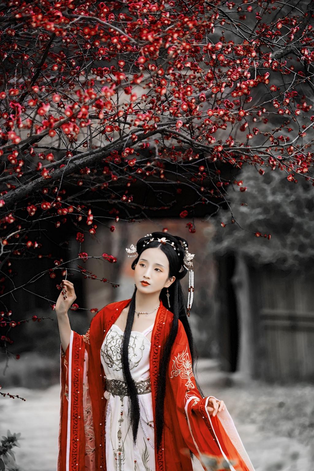 古装美女红妆素裹风情万种美图